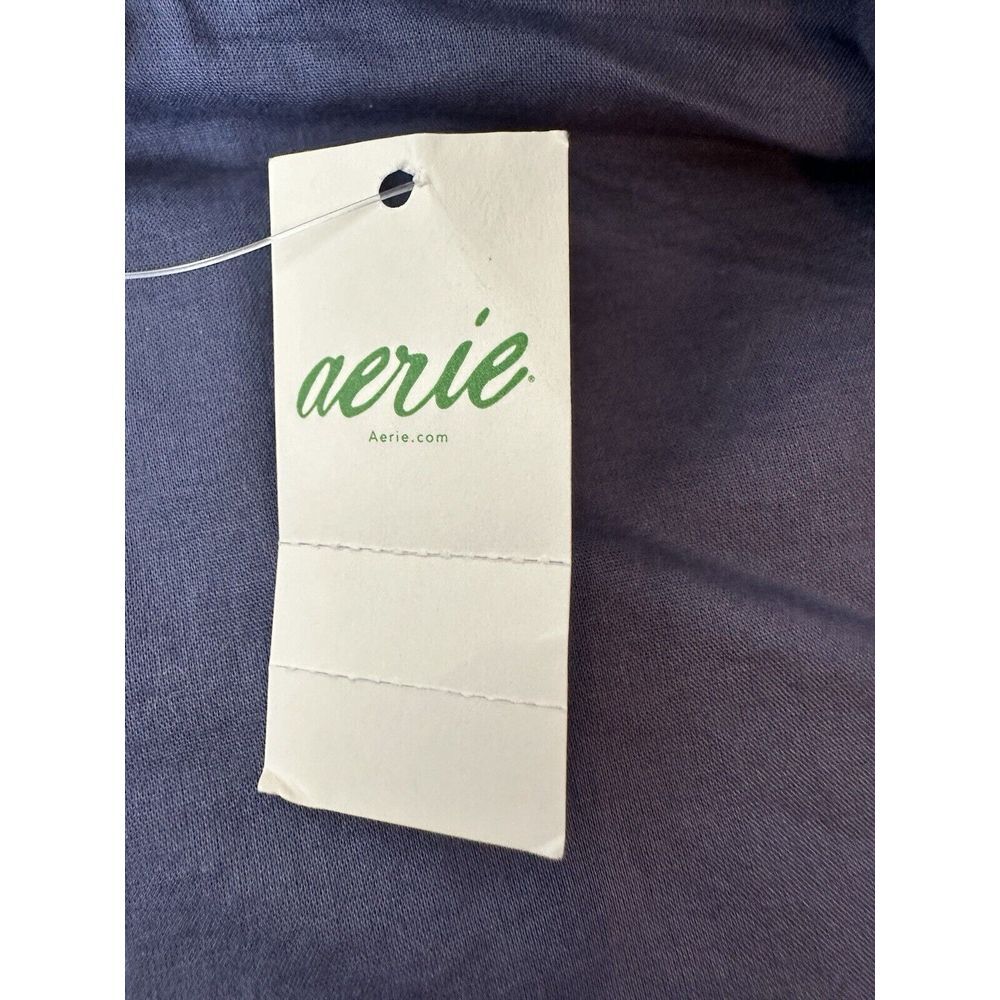 AERIE Jacket Women Small Denim Button Down Long Sleeve Packets New - Picture 5 of 10